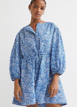 Лляна сукня від h&m вільного крою  m