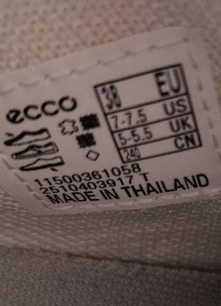 Кросівки водонепроникні ecco biom  waterproof / розмір 38 оригінал 7