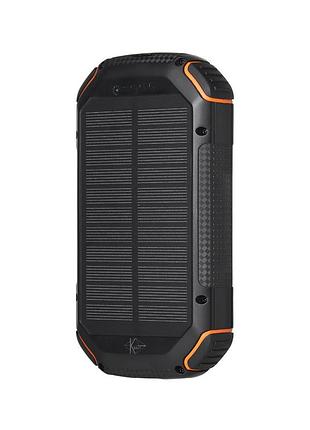 Солнечный powerbank квант wsc31, 20000mah, портативный аккумулятор с солнечной панелью