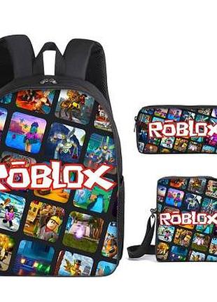 🎒 набор для школьника roblox – рюкзак, сумка и пенал