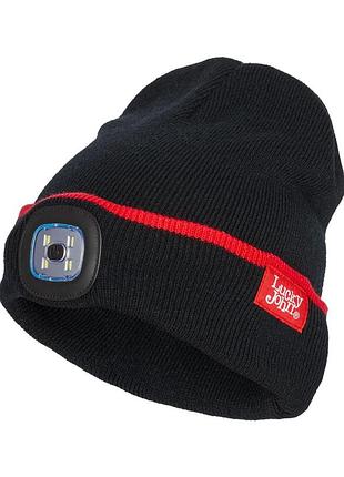 Шапка вязаная lucky john drop led (100% акрил, съемный фонарик) р.xl