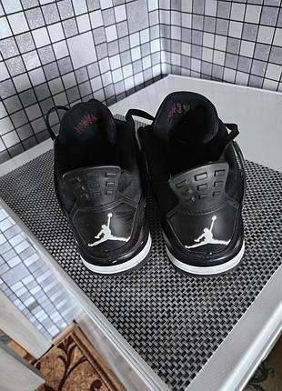 Nike air jordan 4 retro black canvas. 3