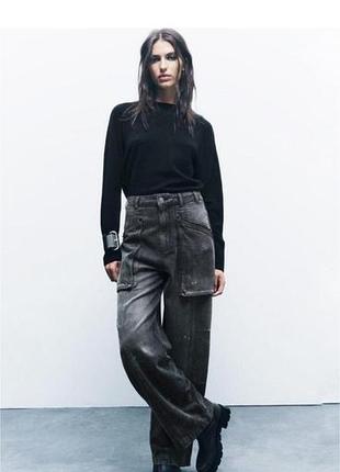 Zara cargo джинси