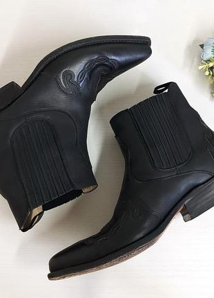 Черевики ковбойські, чоботи вестерн, козаки sancho boots, натуральна шкіра.