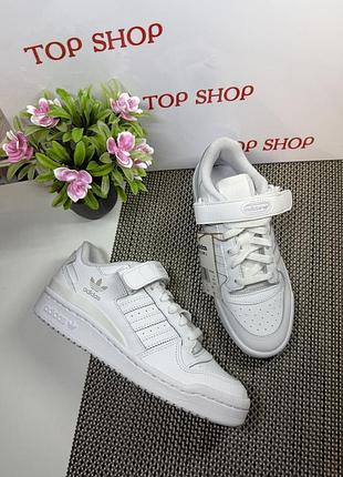 Оригинальные кроссовки adidas forum новые кожаные