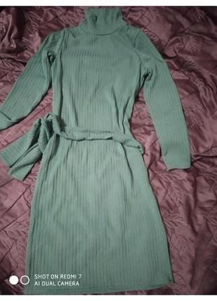 Платье в рубчик женское s,m,l