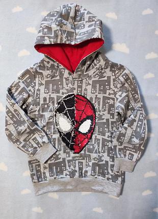 Худи (кофта, реглан) spiderman, 4-5 р, 104-110