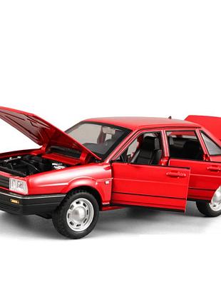 Volkswagen santana 1984 красная масштаб 1:24