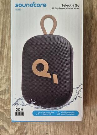 Портативна колонка anker soundсore select 4 go golden