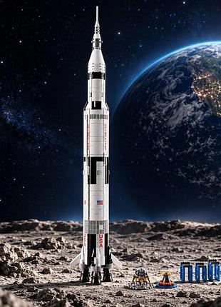 Конструктор apollo saturn v nasa 1969 деталей ракета носій сатурн 5