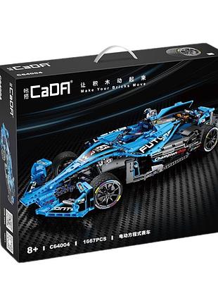 Конструктор cada formula e: гоночный болид 1:10 (c64004) 2