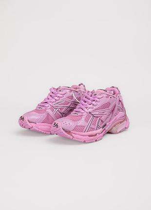 Кросівки balenciaga runner рожеві