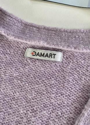 Бузковий кардиган damart 8