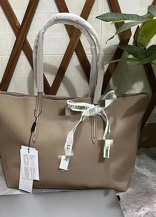 Сумка жіноча 🤎👜шопер трендова сумочка формата а4 рожева