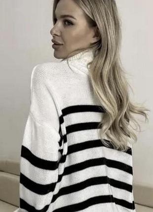 Светр стиль zara primark молочный 2
