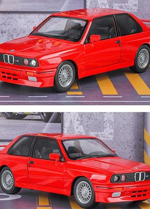 Bmw m3 красная масштаб 1:24 2
