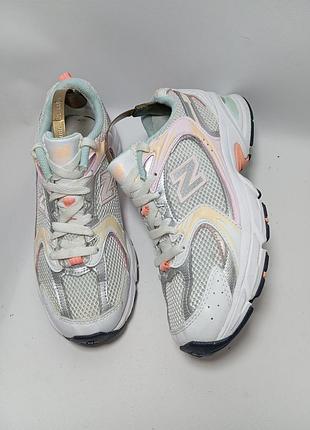 Женские кроссовки new balance 530 (бело-розовые) весеннее обувьпрепятствовать 530 в сетку