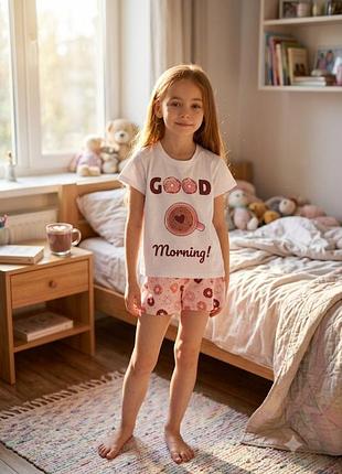Детская пижама для девочек "good morning" (арт. gpk 2070/01/03)