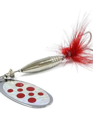 Блесна-вертушка balzer colonel classic silver/red 3гр.