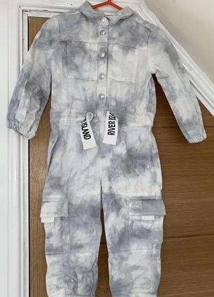 Комбинезон river island тай-дай 3-4 года 98-104