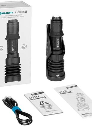 Фонарь olight warrior x 4 ц:matte black 6