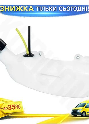 Ku бензобак бічний noker universal fit для тримерів 40/44 з кришкою та фільтром паливним запчастини дл uni2l_k