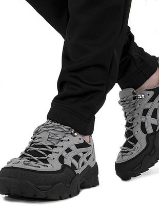 Кроссовки asics gel-pickax grey black арт 15581