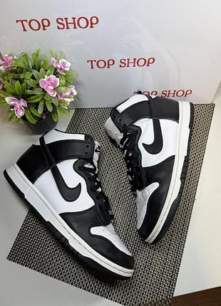 Оригинальные кроссовки nike dunk высокие хайтопы 2