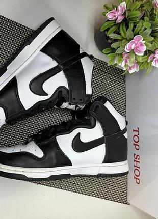 Оригинальные кроссовки nike dunk высокие хайтопы 4