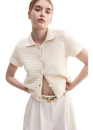 Стильна укорочена кофта h&amp;m 3