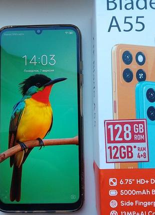 Смартфон zte blade a55 4+8/128гб