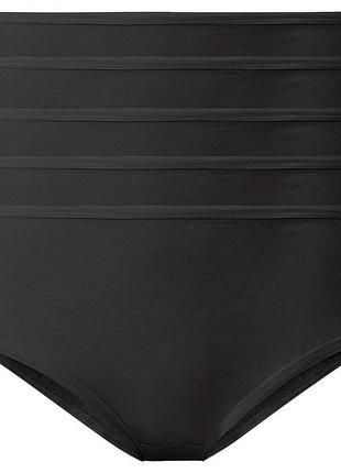 Трусики-хипстеры набор 5 шт. хлопковые для женщины esmara lycra® 499663_391488_508416_464975_473559 s черный