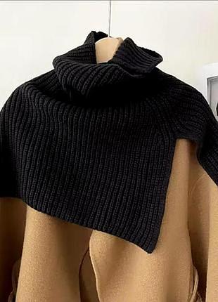 🧣 стильна в’язана накидка – твій must-have цієї осені 🍂шарф жіночий
