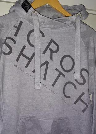 Сrosshatch (братания)-худи,серый цвет р. 46 (м)