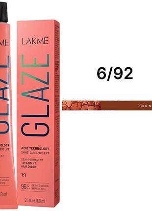 Краска для волос lakme полуперманентная кислотная технология glaze color acid technology 6.92 cherry wine 60 мл
