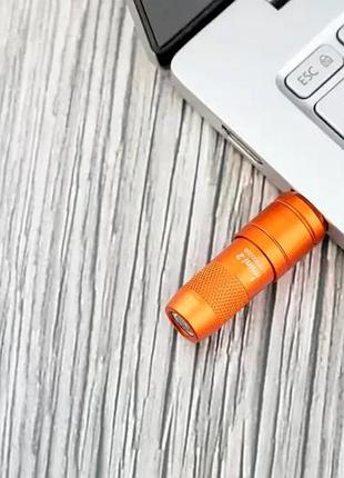 Фонарь olight imini 2 ц:orange 7