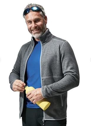 Berghaus men's jenton fleece jacket- monument grey
