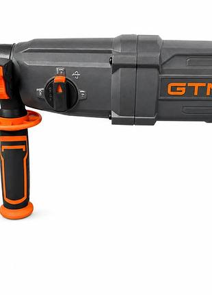 Gtm перфоратор + rh34/1100mv, 1100вт, 3,4дж, 0-1300об/хв, 6-34мм, 3реж.