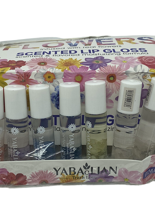 Блеск для губ scented lip gloss"flowers" 1шт. 2