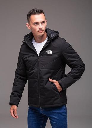 Мужская утепленная куртка tnf черная 2