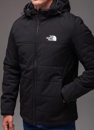 Мужская утепленная куртка tnf черная 7