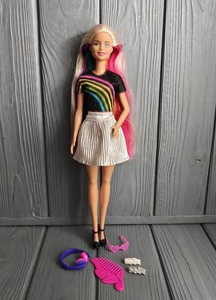 Лялька barbie райдужна і блискуча barbie