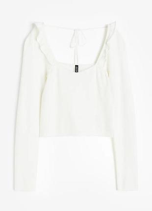 Актуальний вʼязаний топ h&m m uk10 38🔥🔥🔥