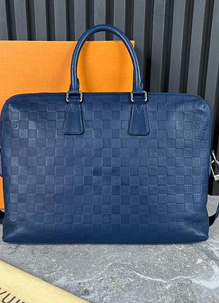 Louis vuitton damier infini briefcase сумка деловой портфель кожа оригинал