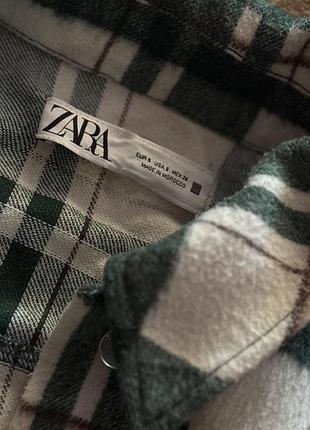Рубашка/сорочка/жакет тепла, вкорочена zara 7