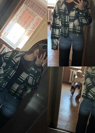 Рубашка/сорочка/жакет тепла, вкорочена zara