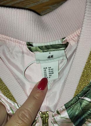 Ветровка,бомбер h&amp;m на 13-14 лет 9
