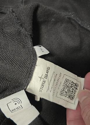 Stone island black crewneck sweatshirt 2