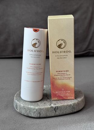 Освітлююча сироватка holifrog sunnyside 15% vitamin c brightening day serum 30 мл
