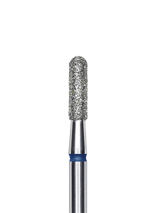 Фреза для маникюра цилиндр закругленный ø 2,3 мм синяя staleks pro expert fa30b023/8 daily skin care